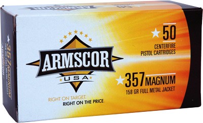 Armscor Competition .357 Magnum 158 gr FMJ ammo