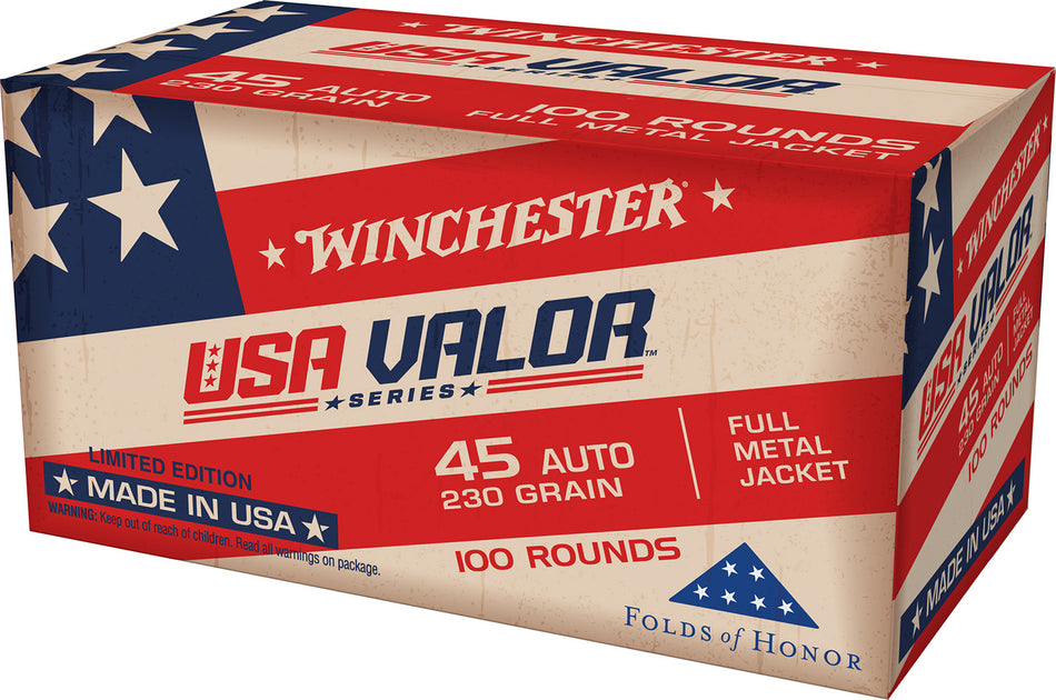 Winchester .45 ACP/Auto 230 gr Full Metal Jacket (FMJ)