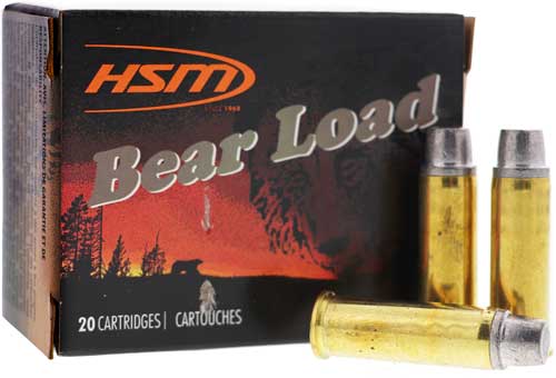 HSM 10MM9N20 Bear Load Lead Round Nose Flat Point  200 Grain 10mm Auto