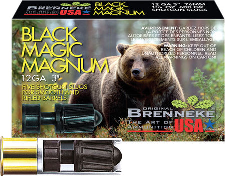 Brenneke Black Magic Magnum Hunting 12 Gauge 3 in / 3 in Slug 1-3/8 oz