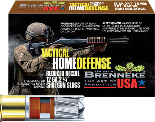 Brenneke Tactical Home Defense 12 Gauge 2.75 in / 2.75 in Slug 1 oz