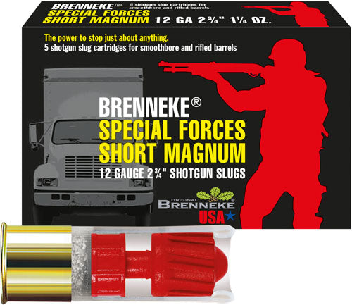 Brenneke Special Forces Short Magnum Home Defense 12 Gauge 2.75 in / 2.75 in Slug 1-1/4 oz
