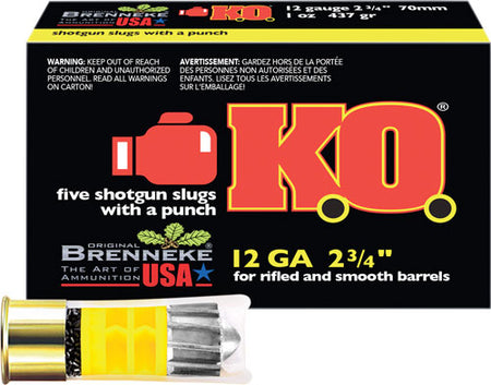 Brenneke K.O. Hunting 12 Gauge 2.75 in / 2.75 in Slug 1 oz