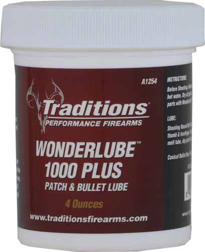 Traditions EZ Lube 1000 Patch and Bullet Lubricant 4oz Paste