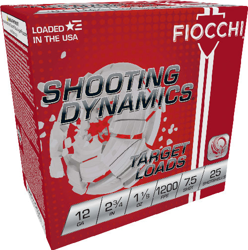 Fiocchi 12SD18H7   12 Gauge 2.75" 1-1/8oz 7.5 Shot 1200 FPS.