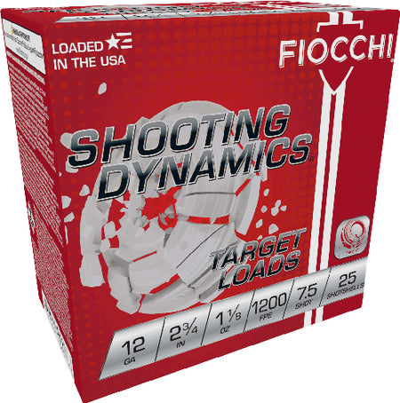 Fiocchi 12SD18H7   12 Gauge 2.75" 1-1/8oz 7.5 Shot 1200 FPS.