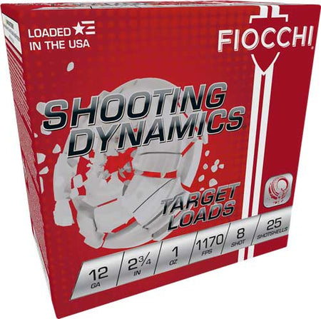 Fiocchi 12SD1L8   12 Gauge 2.75"  8 Shot 1170 FPS.