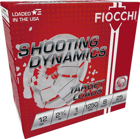 Fiocchi 12SD1X8   12 Gauge 2.75"  8 Shot 1250 FPS.