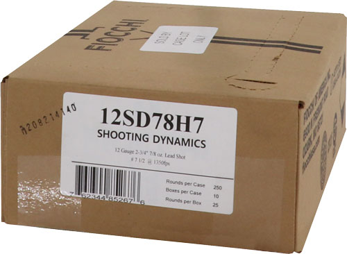 Fiocchi 12sd78h7   12 Gauge 2.75" 7/8oz 7.5 Shot 1350 FPS.