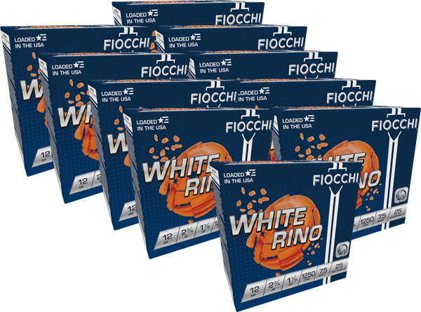Fiocchi 12WRN075   12 Gauge 2.75" 1-1/8oz 7.5 Shot 1250 FPS.