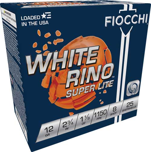 Fiocchi 12WRSL8   12 Gauge 2.75" 1-1/8oz 8 Shot 1150 FPS.