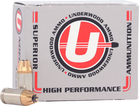 Underwood Ammo +P .380 ACP/Auto 90 gr JHP ammo