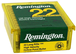 Remington 21278 Golden Bullet Plated Hollow Point  36 Grain .22 Long Rifle
