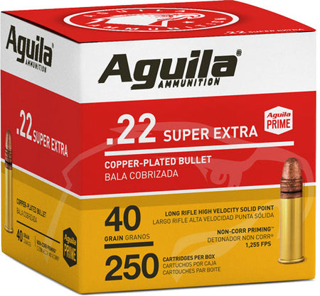 Aguila .22 LR 40gr SP Copper Plated Ammo
