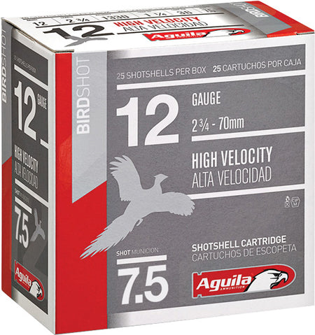 Aguila Birdshot High Velocity 12 Gauge 2.75inch 1-1/4oz 7.5 Shot