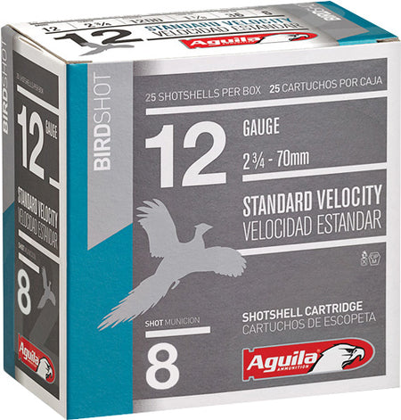Aguila Field Standard Velocity 12 Gauge 2.75 in / 2.75 in #8 1-1/8 oz