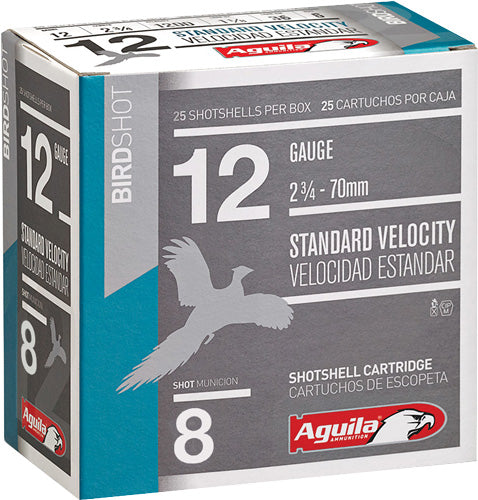 Aguila Field Standard Velocity 12 Gauge 2.75 in / 2.75 in #8 1-1/8 oz