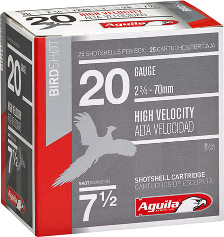 Aguila 1CHB2007   20 Gauge   7.5 Shot 1220 FPS.
