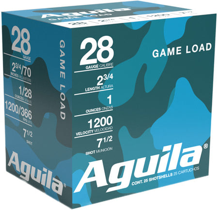 Aguila 1CHB2837 Birdshot Standard Velocity 28 Gauge 2.75" 1oz 7.5 Shot 1200 fps