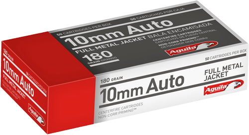 Aguila 1E102110 Target & Range Full Metal Jacket FMJ 180 Grain 10mm Auto