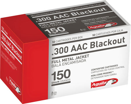 Aguila Target & Range .300 AAC Blackout 150 gr FMJ ammo