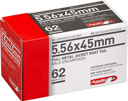 Aguila Target & Range 5.56x45mm NATO 62 gr FMJ ammo