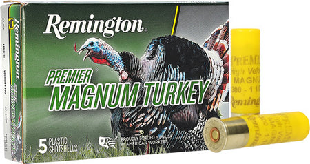 Remington Premier Magnum Turkey High Velocity Turkey 20 Gauge 3 in / 3 in #5 1-1/8 oz