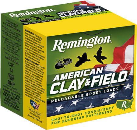 Remington American Clay & Field Sport Loads 12 Gauge 2.75 in / 2.75 in #8 1-1/8 oz