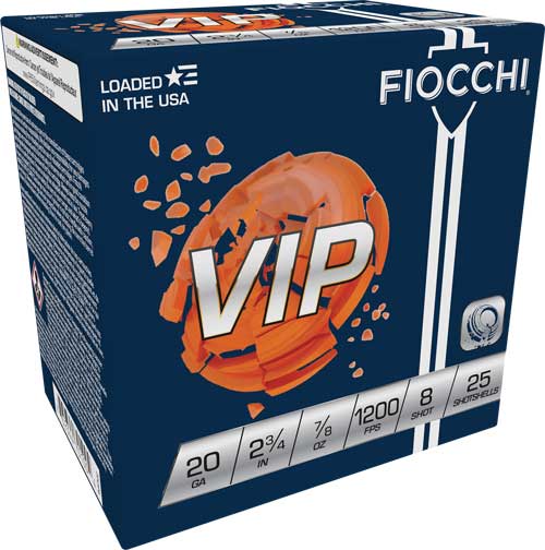Fiocchi Exacta Target VIP 20 Gauge 2.75 in / 2.75 in #8 7/8 oz