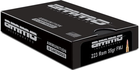 Ammo Inc .223 Remington 55gr FMJ Ammo