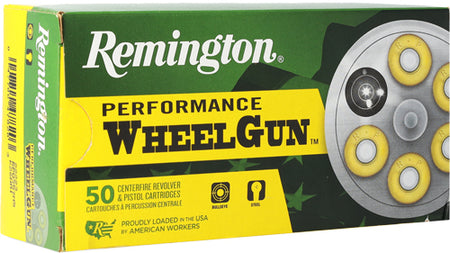 Remington 22338 Performance WheelGun Lead Semi Wadcutter  225 Grain .45 Long Colt