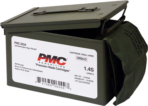 PMC Bronze .223 Remington 55 gr FMJ ammo