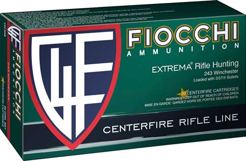Fiocchi 243HSB Hyperformance Super Shock Tip SST 95 Grain .243 Winchester