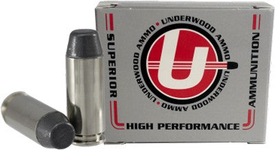 Underwood Ammo 248 Flat Nose Black Cherry Coated Hard Cast  200 Grain 10mm Auto