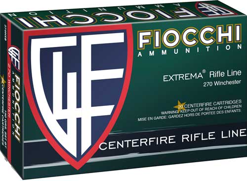 Fiocchi 270HSB Hyperformance Super Shock Tip SST 150 Grain .270 Winchester