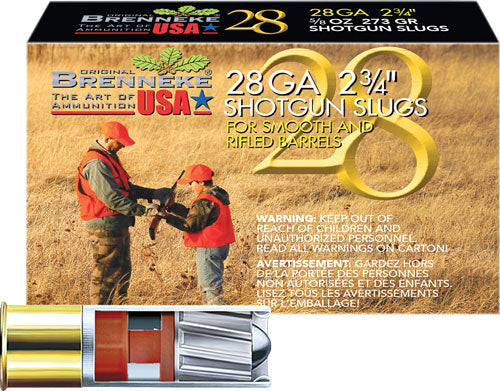 Brenneke Brenneke 28 Hunting 28 Gauge 2.75 in / 2.75 in Slug 5/8 oz