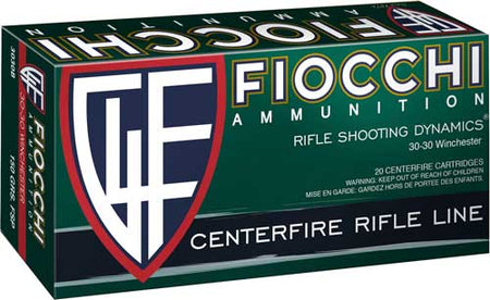 Fiocchi Field Dynamics InterLock .30-30 Winchester 170 gr JSP ammo