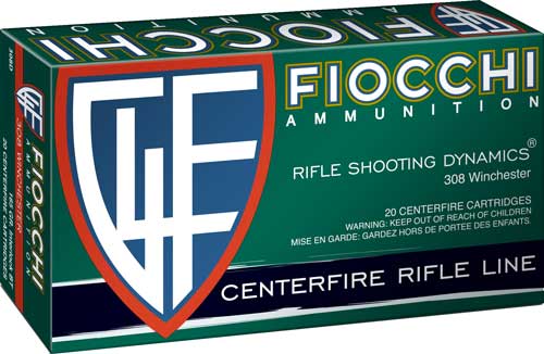 Fiocchi 308D Field Dynamics InterLock Pointed Soft Point PSP 165 Grain .308 Win / 7.62x51mm