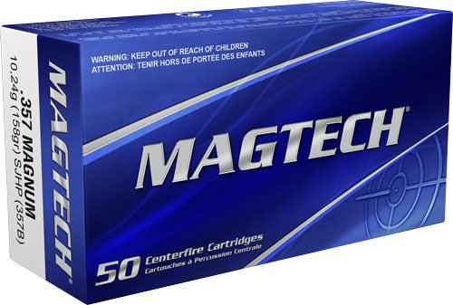 Magtech 357B  Jacketed Hollow Point JHP 158 Grain .357 Magnum