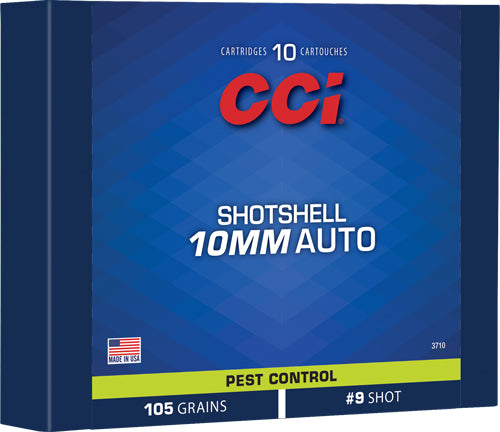 CCI Pest Control #9 shot 10mm Auto 105 gr Shot Shell ammo