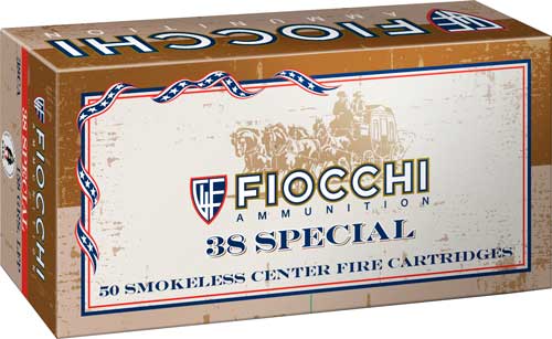 Fiocchi 38CA Cowboy Action Lead Flat Point  158 Grain .38 Special