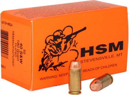 HSM 402R 40SW 180 FMJ
