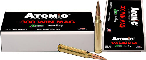 Atomic Sierra MatchKing .300 Winchester Mag 220 gr BTHP ammo