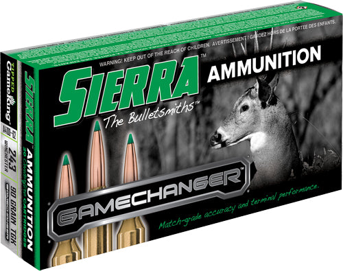 Sierra A410302 GameChanger Sierra Tipped GameKing  90 Grain .243 Winchester
