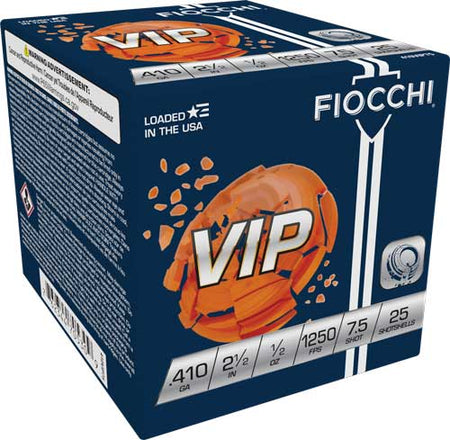 Fiocchi Exacta Target VIP .410 Bore 2.5 in / 2.5 in #7.5 1/2 oz