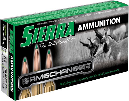 Sierra A433005 GameChanger Sierra Tipped GameKing  130 Grain 6.5mm Creedmoor