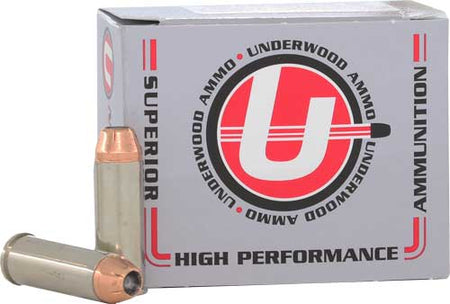 Underwood Ammo 434 eXtreme Terminal Performance +P Jacketed Hollow Point JHP 300 Grain .45 Long Colt