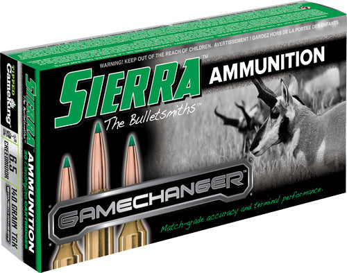 Sierra A434005 GameChanger Sierra Tipped GameKing  140 Grain 6.5mm Creedmoor