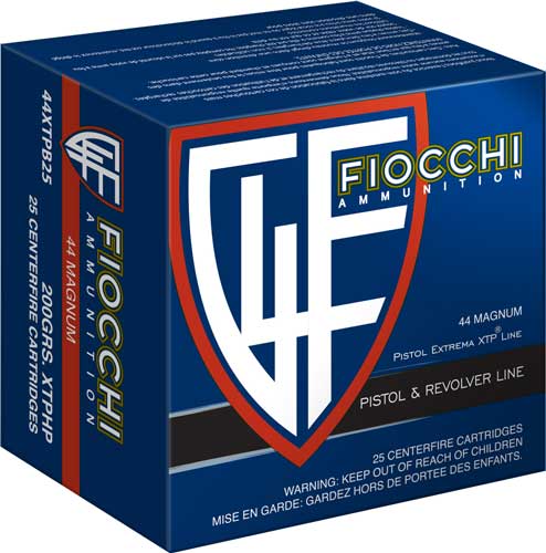 Fiocchi 44A500 Defense Dynamics Jacketed Soft Point JSP 240 Grain .44 Magnum
