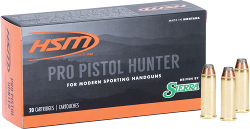 HSM 44M17N20 Pro Pistol Soft Point SP 300 Grain .44 Magnum